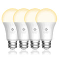 Etekcity ESL100 Smart Light Bulb Compatible with Alexa, Google Home and IFTTT, 4 Count (Pack of 1), 9W (60W Equivalent), 806LM, 2700K, No Hub Required, 4 Pack