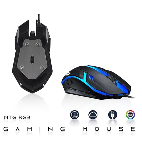Lenovo Desktop PC Gaming Bundle Intel Core i7 16GB RAM 512GB SSD 24-inch Monitor RX 550 RGB Keyboard Mouse WiFi Win 10 Pro (Renewed) C21240
