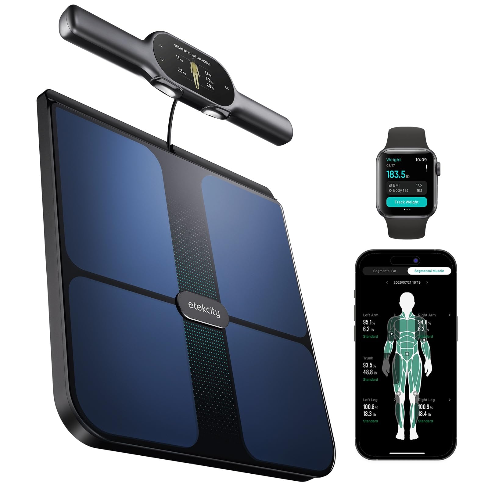 Etekcity WiFi 8-Electrode Smart Scale for Body Weight and Fat