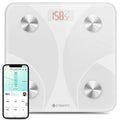 Etekcity Smart Scale for Body Weight, Body Fat, Water Weight, White, 400 lb