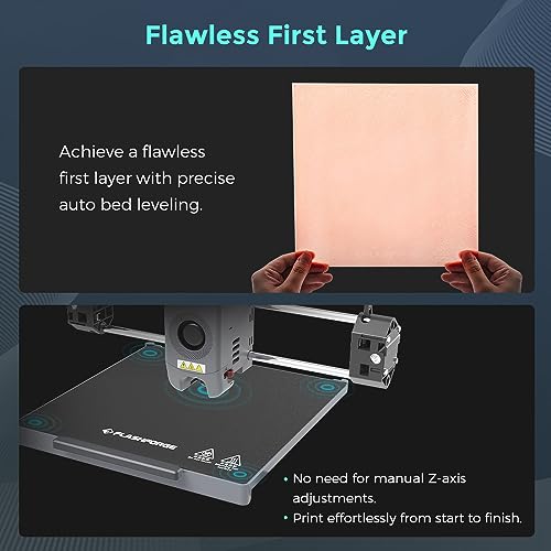 FLASHFORGE AD5M 3D Printer, Auto Calibration, 600mm/s Speed, 220x220x220mm J958
