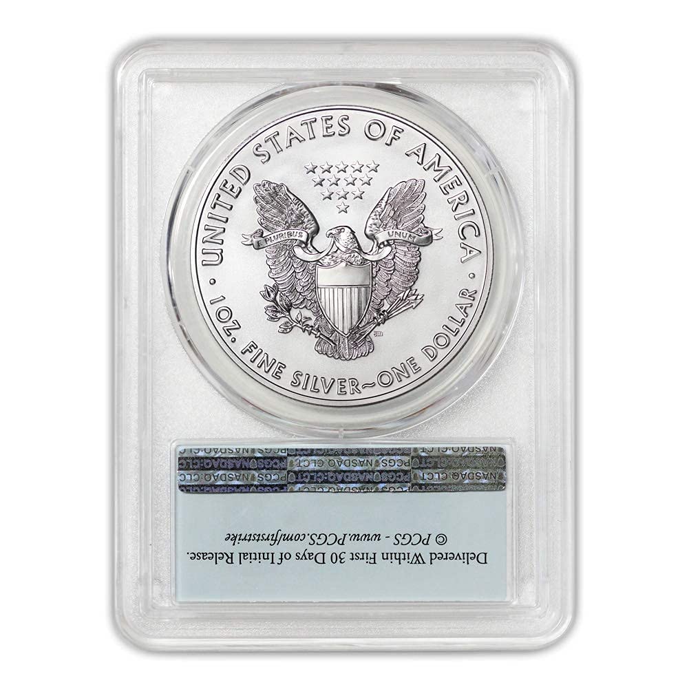 1 oz Silver American Eagle Coin MS-70 PCGS E83444