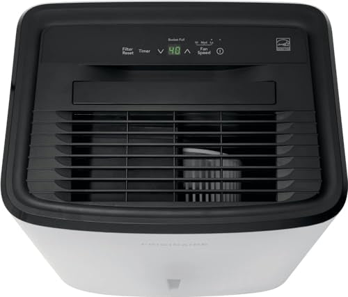 Frigidaire 50-Pint Portable Dehumidifier with Wi-Fi for Medium/Large Rooms, White Q334986
