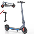 Caroma Electric Scooter, 500W Motor, 25 Miles Range & 20Mph, 10" Solid Tires Electric Scooter Adults, Foldable Commuting E Scooter with Cruise Control, Dual Braking System & Shock Absorption