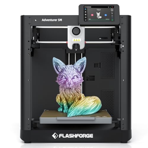 FLASHFORGE Adventurer 5M 3D Printer, High-Speed FDM with Auto Leveling J1032