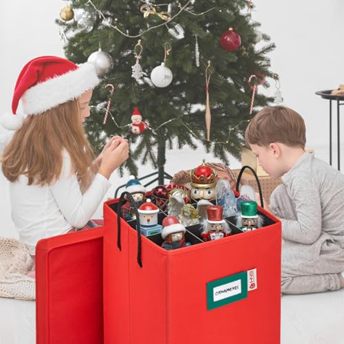 Christmas Nutcracker Storage Box for Figurines and Ornaments U4635