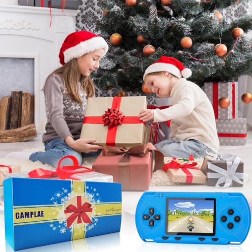Handheld Game Console for Kids, Portable, Preloaded 258 Games J862