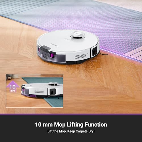 Eureka E20 Plus Robot Vacuum and Mop with Bagless Self-Emptying Station M765
