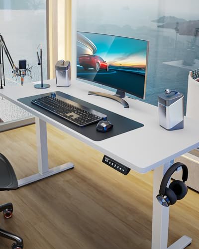 ErGear Height Adjustable Electric Standing Desk 48 x 24 Inches, Walnut S608