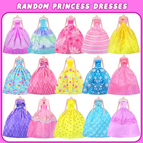 342 Pcs Doll Clothes and Accessories Playset for Girls G903
