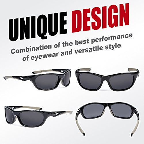 Duduma Polarized Sports Sunglasses for Men Women Du646 R7618