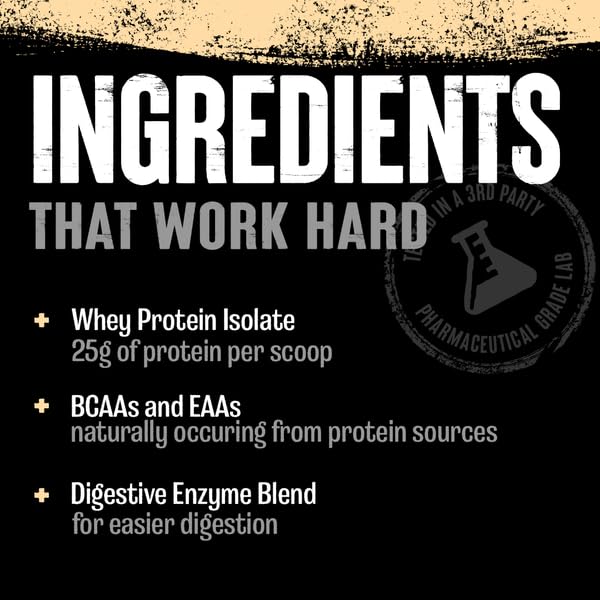Animal Whey Isolate Protein Powder Cookies & Cream 4 lbs G1457