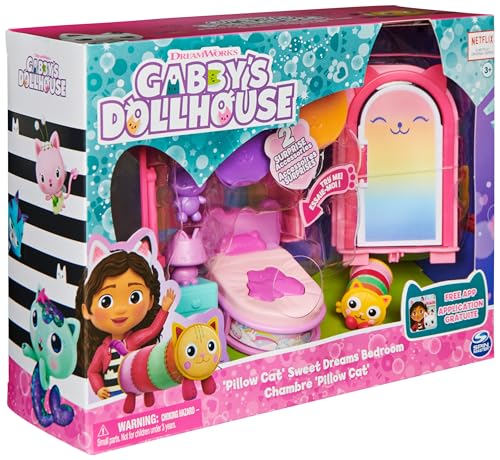 Gabby’s Dollhouse Purrfect Dollhouse with 15 Pieces, Kids Toys for Ages 3 and up Y434538