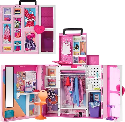 Barbie Dream Closet Playset with 35+ Doll Clothes & Accessories R452156