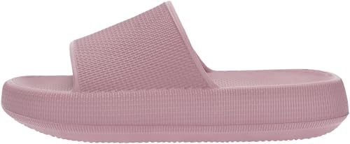 BRONAX Pillow Slippers for Women and Men, Cushioned Thick Sole B486351