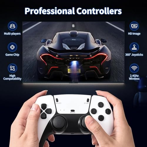 Wireless Retro Game Stick with 2 Controllers, 4K HDMI, 20000+ Games K9003