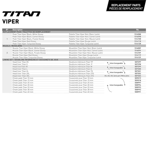 CKX Titan Original Helmet Trail and Backcountry Viper H937030