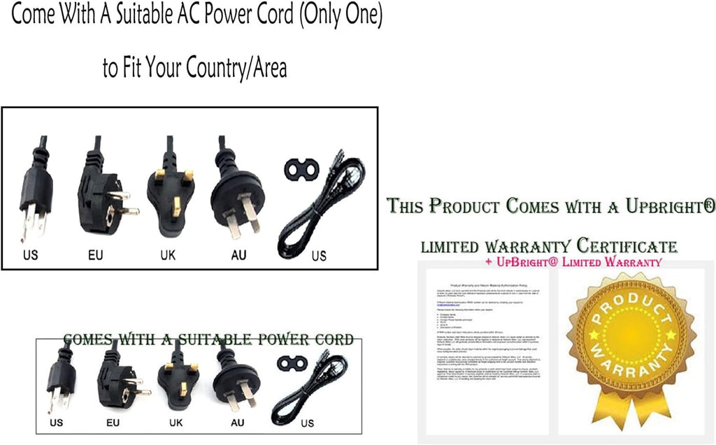UpBright 16V AC/DC Adapter Compatible with Blackstar ID Core Stereo 40 Guitar Amp L156309