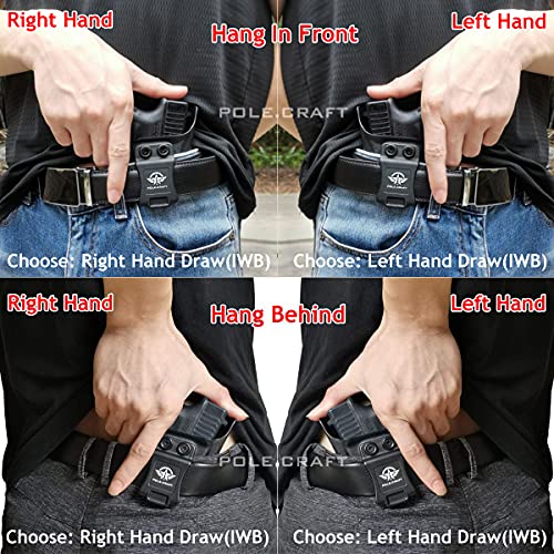 POLE.CRAFT IWB Kydex Holster for Glock 43 / 43X R9171