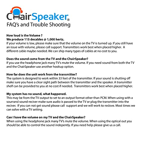 CS3 Wireless TV Speakers for Hearing Impaired, Voice Enhancing B53653
