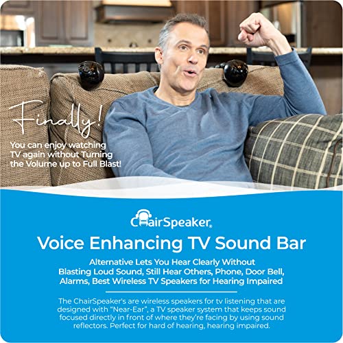 CS3 Wireless TV Speakers for Hearing Impaired, Voice Enhancing B53653