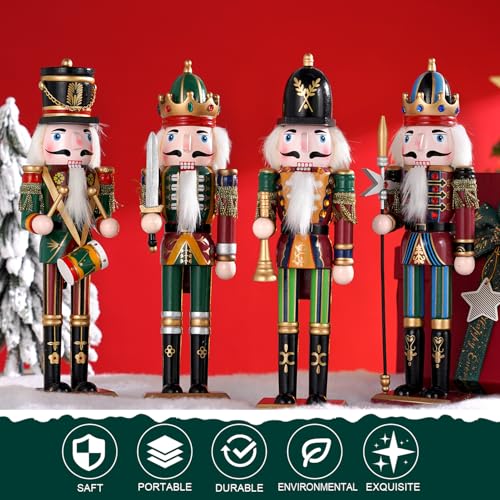 12 inch Wooden Nutcracker Ornament Swordsmen U177