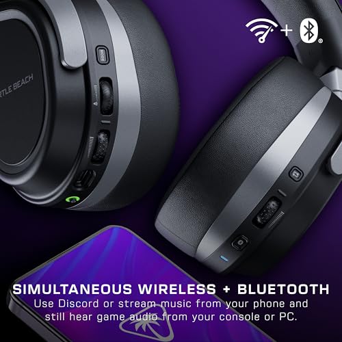 Turtle Beach Stealth 500 Wireless Gaming Headset for PC, PS5, PS4, Mobile, Black O98495