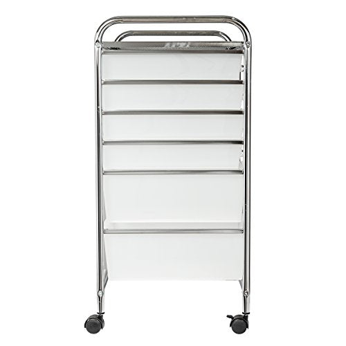 Honey-Can-Do Rolling Storage Cart with 12 Plastic Drawers J533829