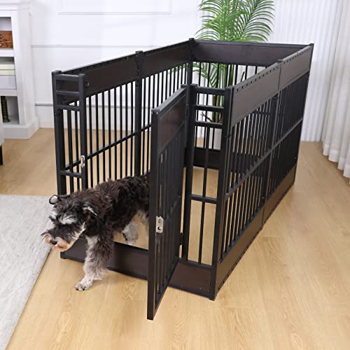 Dog Playpen 31.5" Indoor Heavy Duty Furniture Style Puppy Pen K408