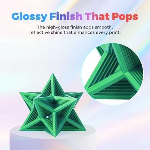 FLASHFORGE Silk PLA Filament 1.75mm, 1kg Spool V8381