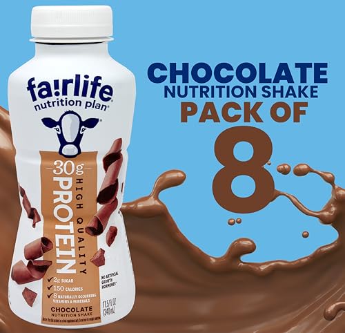 Fairlife Protein Shakes Chocolate 8-Pack 11.5 oz with Sleeve T50500