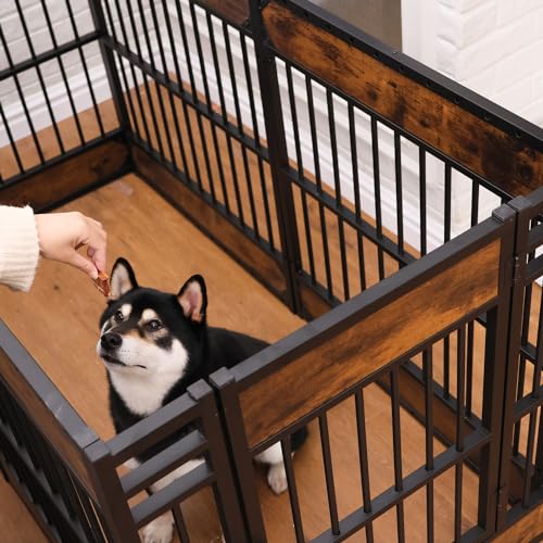 Dog Playpen 31.5" Indoor Heavy Duty Furniture Style Puppy Pen K408