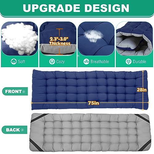 LILYPELLE Folding Camping Cot, Extra Wide Heavy Duty with Carry Bag Z15817