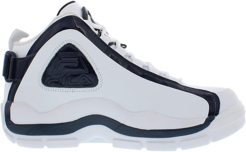 Fila Grant Hill 2 Men's Basketball Shoes White/Navy/Red N8886
