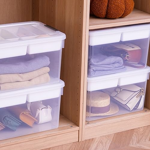 Citylife 17 QT Plastic Storage Box with Removable Tray A71310