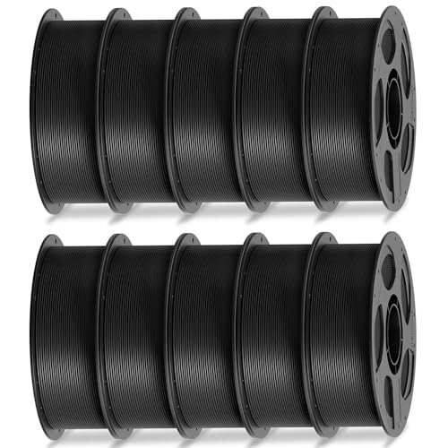 ANYCUBIC High Speed 3D Printer Filament 1.75mm Bundle, Rapid PLA, 2KG Blue + Bright Red B284