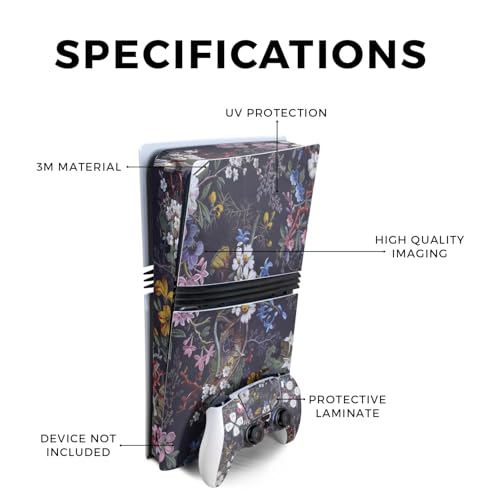 MightySkins Carbon Fiber Gaming Skin for PS5 Digital Edition Disc Drive - Black Camo S1804