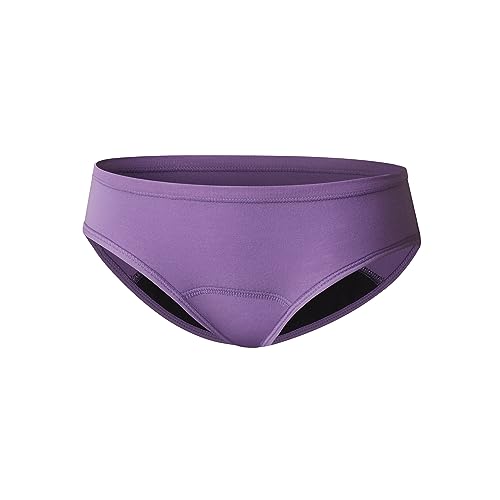 Hanes Girls' & Boys' Period Underwear Hipster Short, Multi-Pack Y24165