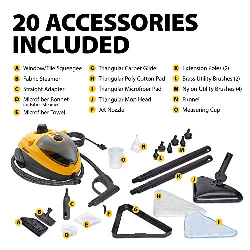 Wagner Spraytech 915e On-Demand Steam Cleaner & Wallpaper Removal, 18 Attachments D4490