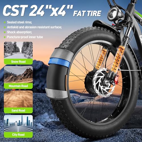 Dual Motor Electric Bike 3000W 23AH for Adults UL Certified L426