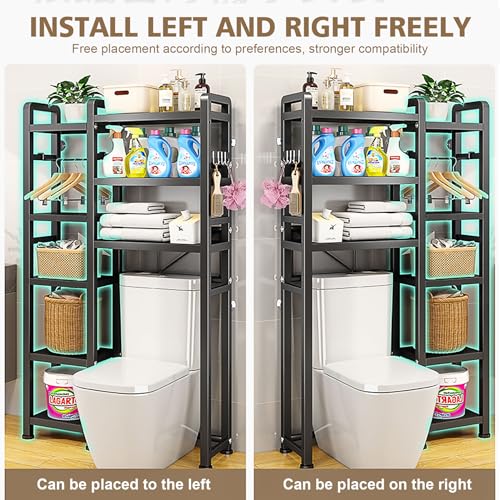 MMBABY Over The Toilet Storage Cabinet with Toilet Paper Holder L592085