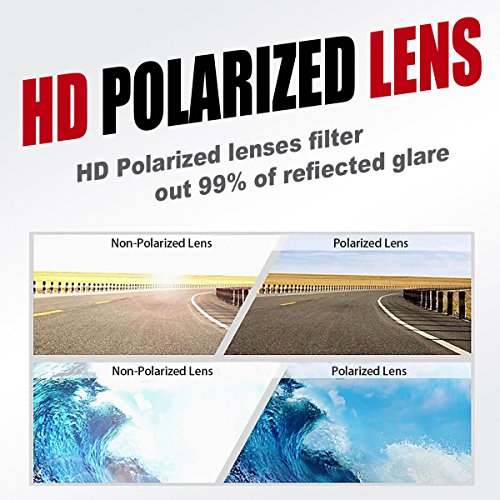 Duduma Polarized Sports Sunglasses for Men Women Du646 R7618