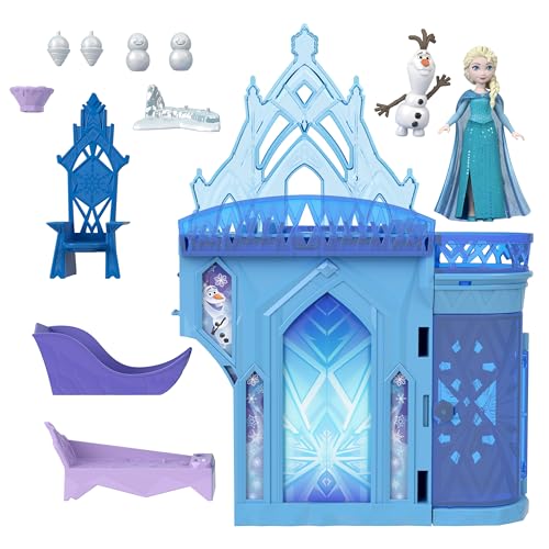 Mattel Disney Princess Storytime Stackers Elsa Ice Palace Dollhouse with Doll & 8 Pieces S8121