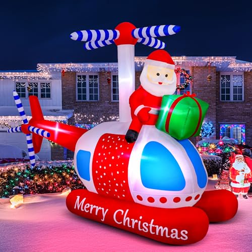 14 FT Christmas Inflatables Santa Claus Outdoor Decoration with LED Lights T4407