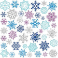 Pickmesh 45 Pcs Christmas Snowflake Window Gel Clings Removable Reusable U3538