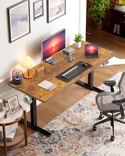 HUANUO Electric Standing Desk 71 x 35 inch Height Adjustable Sit Stand Desk H24537