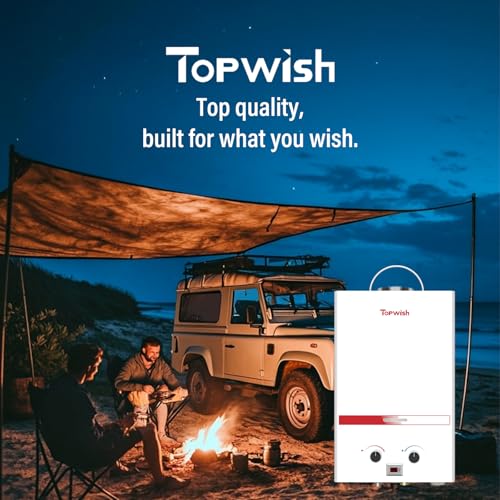 Propane Tankless Water Heater 10L Portable for Camping, RV Shower G99362
