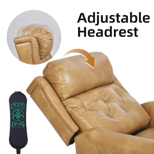 Oversized Power Lift Recliner Chair for Elderly with Massage and Heat T36815
