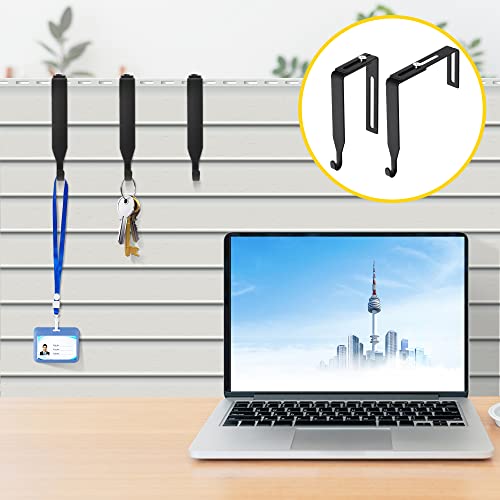 12 Pcs Adjustable Cubicle Wall Hooks with Cross Screwdriver F34947