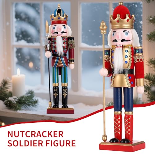 11.8 Inch Wooden Nutcracker Christmas Decor T403